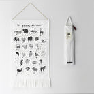 Wee Gallery - Animal Alphabet Printed Tapestry - Wee Gallery - littleyoyo.ca