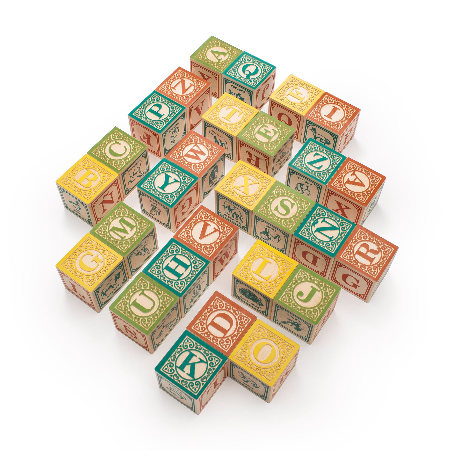 Uncle Goose - Spanish ABC Blocks - Uncle Goose - littleyoyo.ca