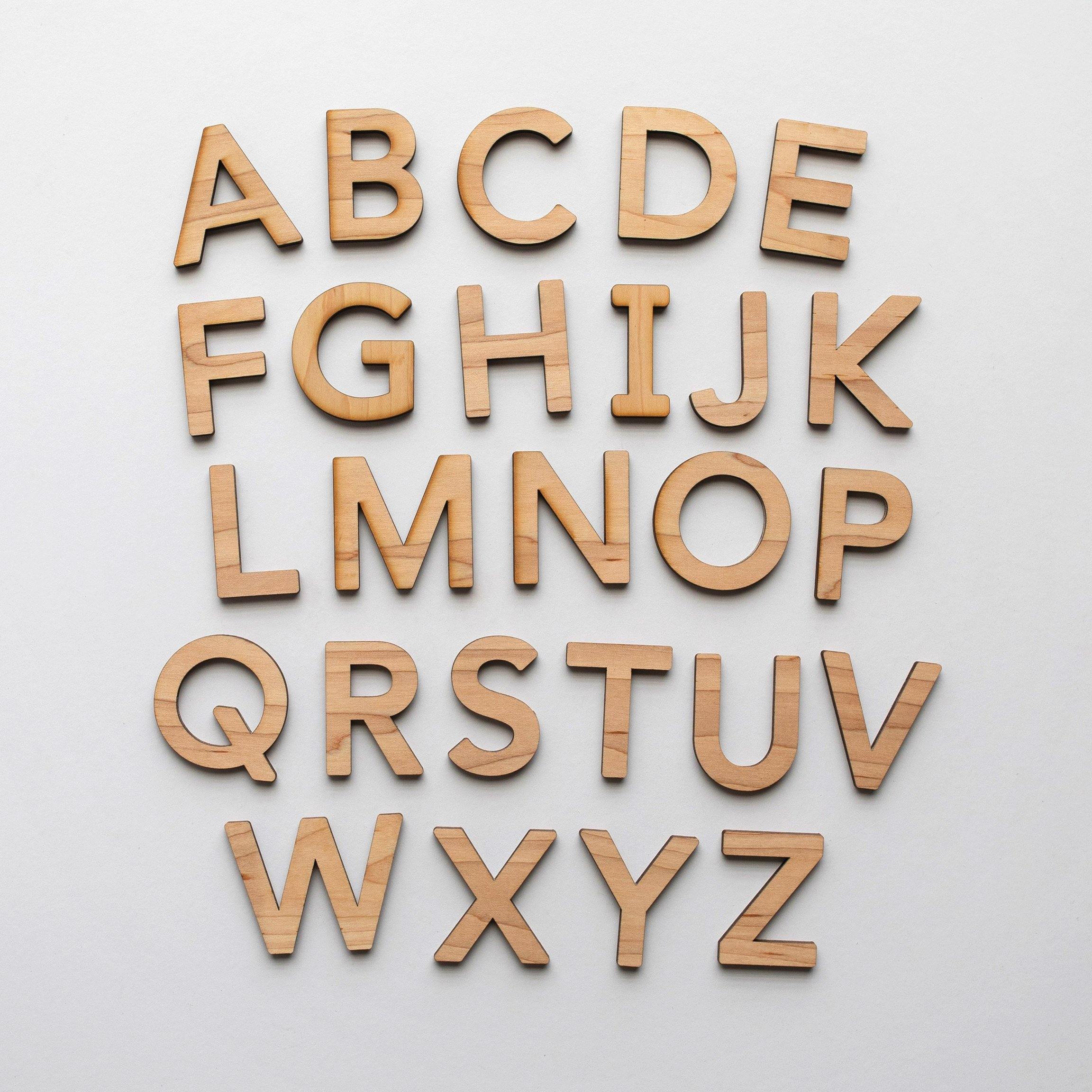 Gladfolk - Handcrafted Wooden Alphabet Set - Gladfolk - littleyoyo.ca