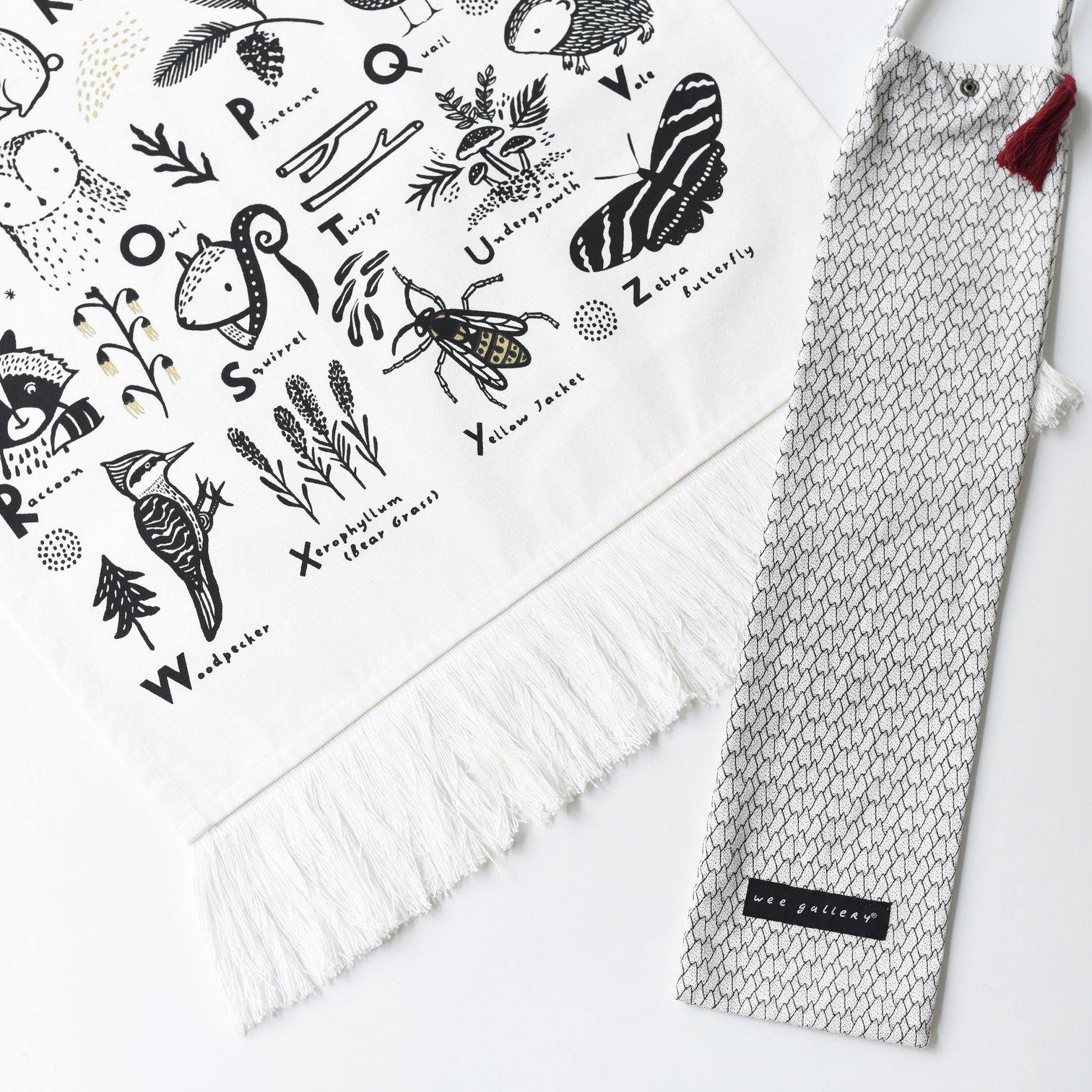 Wee Gallery - Woodland Animal Alphabet Printed Tapestry - Wee Gallery - littleyoyo.ca