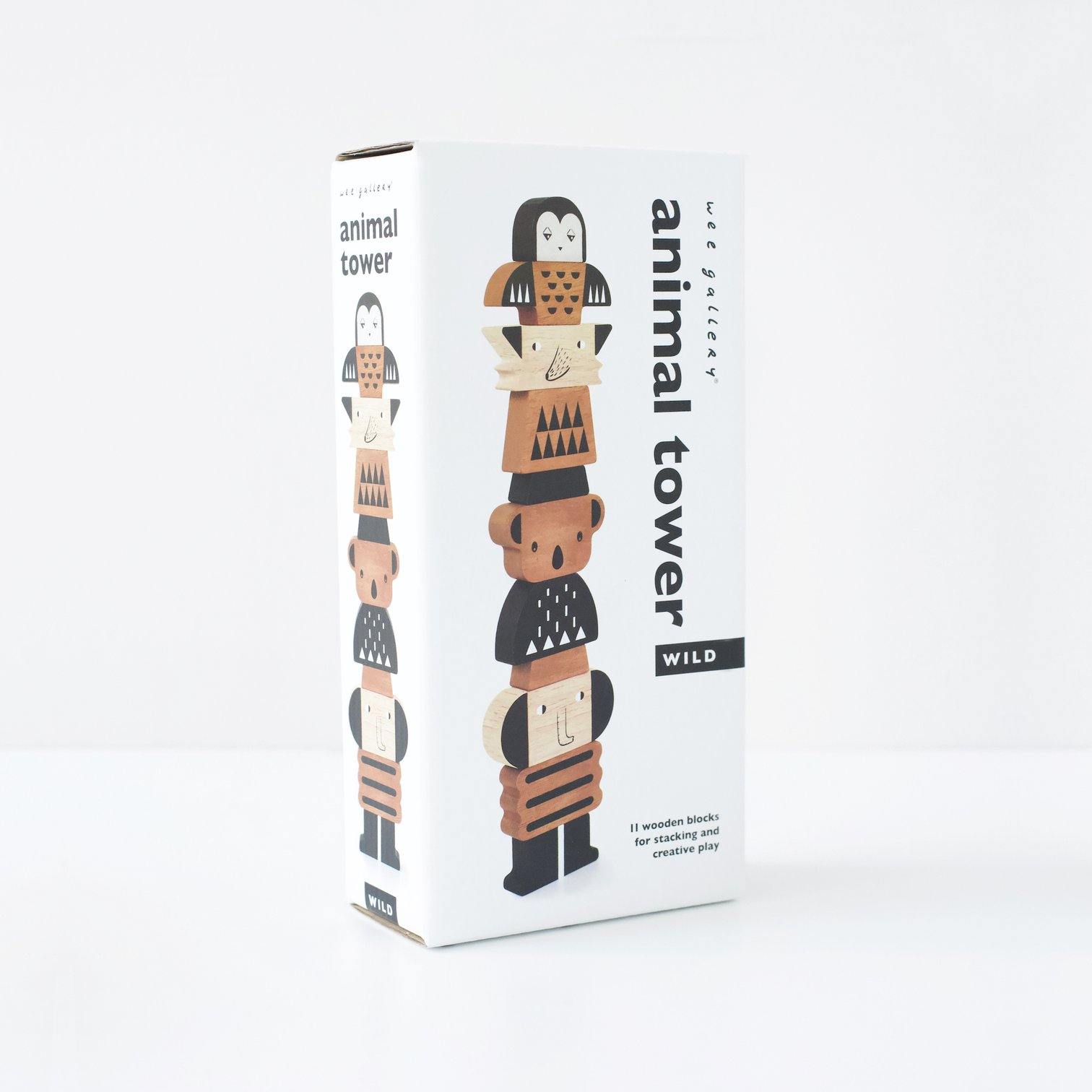 Wee Gallery - Animal Tower - Wee Gallery - littleyoyo.ca