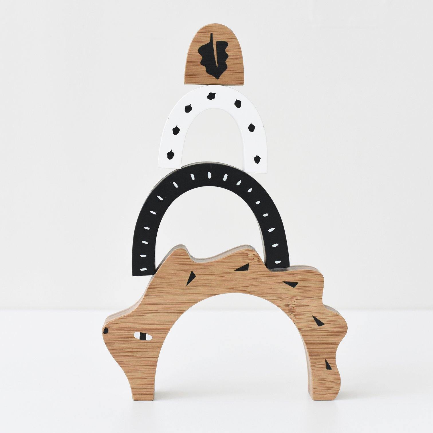 Wee Gallery - Bamboo Nesting Hedgehog - Wee Gallery - littleyoyo.ca