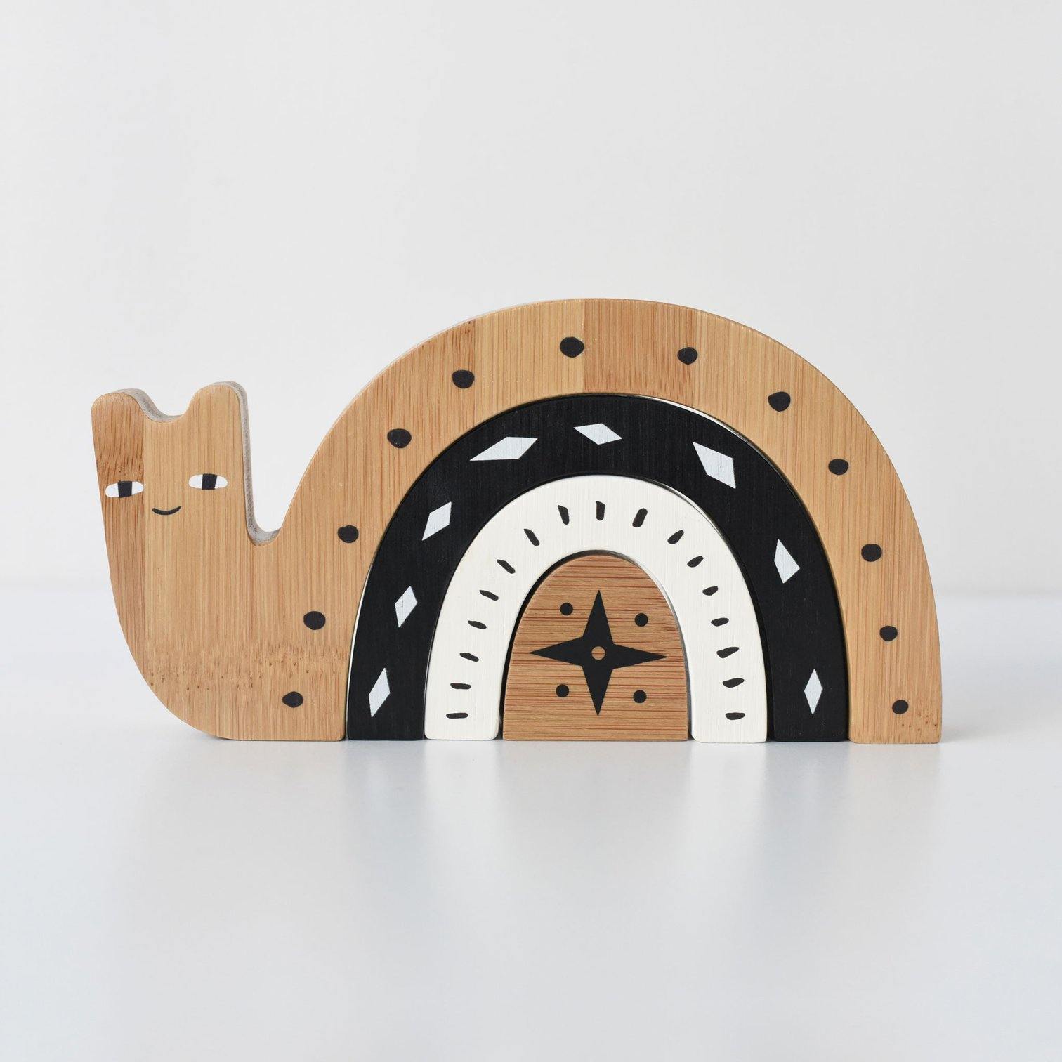 Wee Gallery - Bamboo Nesting Snail - Wee Gallery - littleyoyo.ca