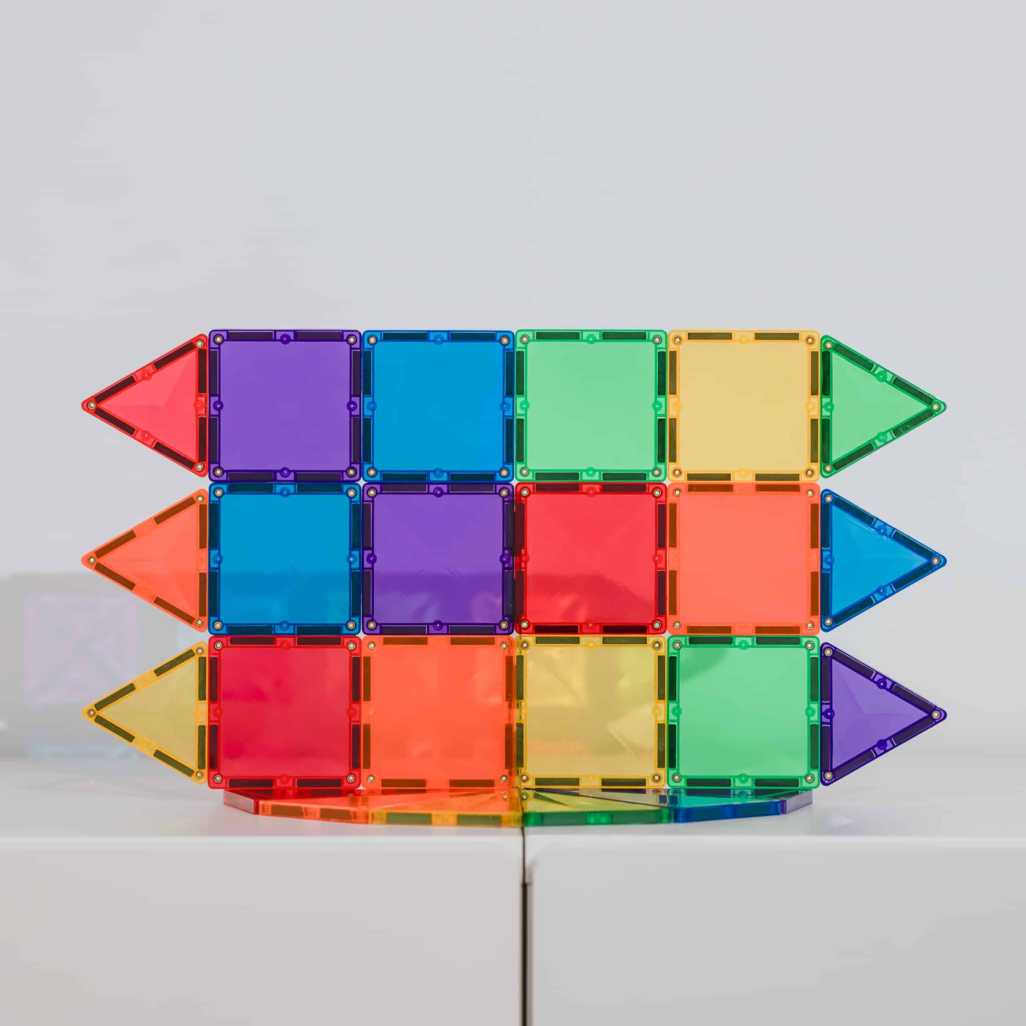 Connetix - Rainbow Mini Pack - 24 Piece Magnetic Tiles - Connetix - littleyoyo.ca