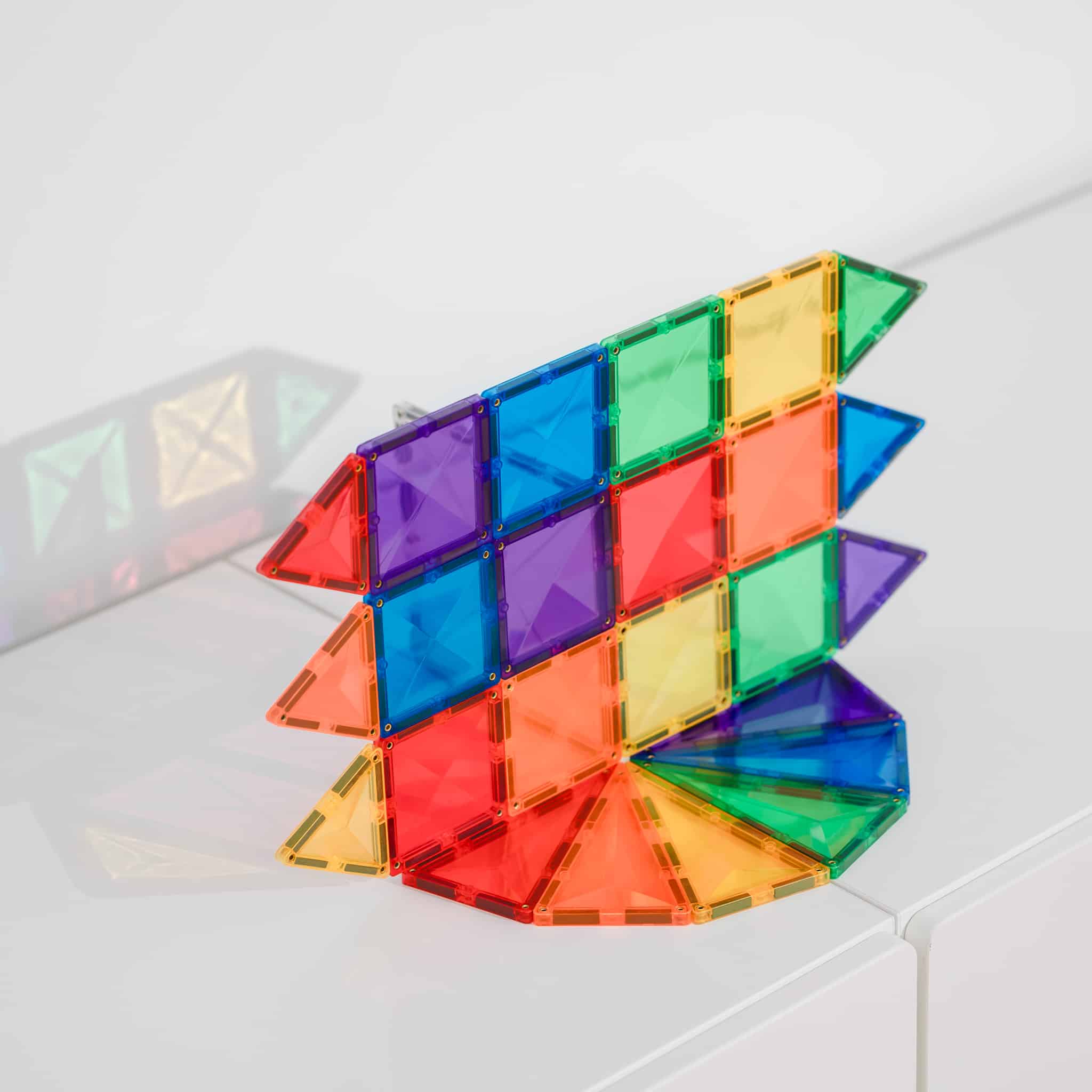 Connetix - Rainbow Mini Pack - 24 Piece Magnetic Tiles - Connetix - littleyoyo.ca