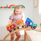 Connetix - Rainbow Transport Pack- 50 Piece Magnetic Tiles - Connetix - littleyoyo.ca