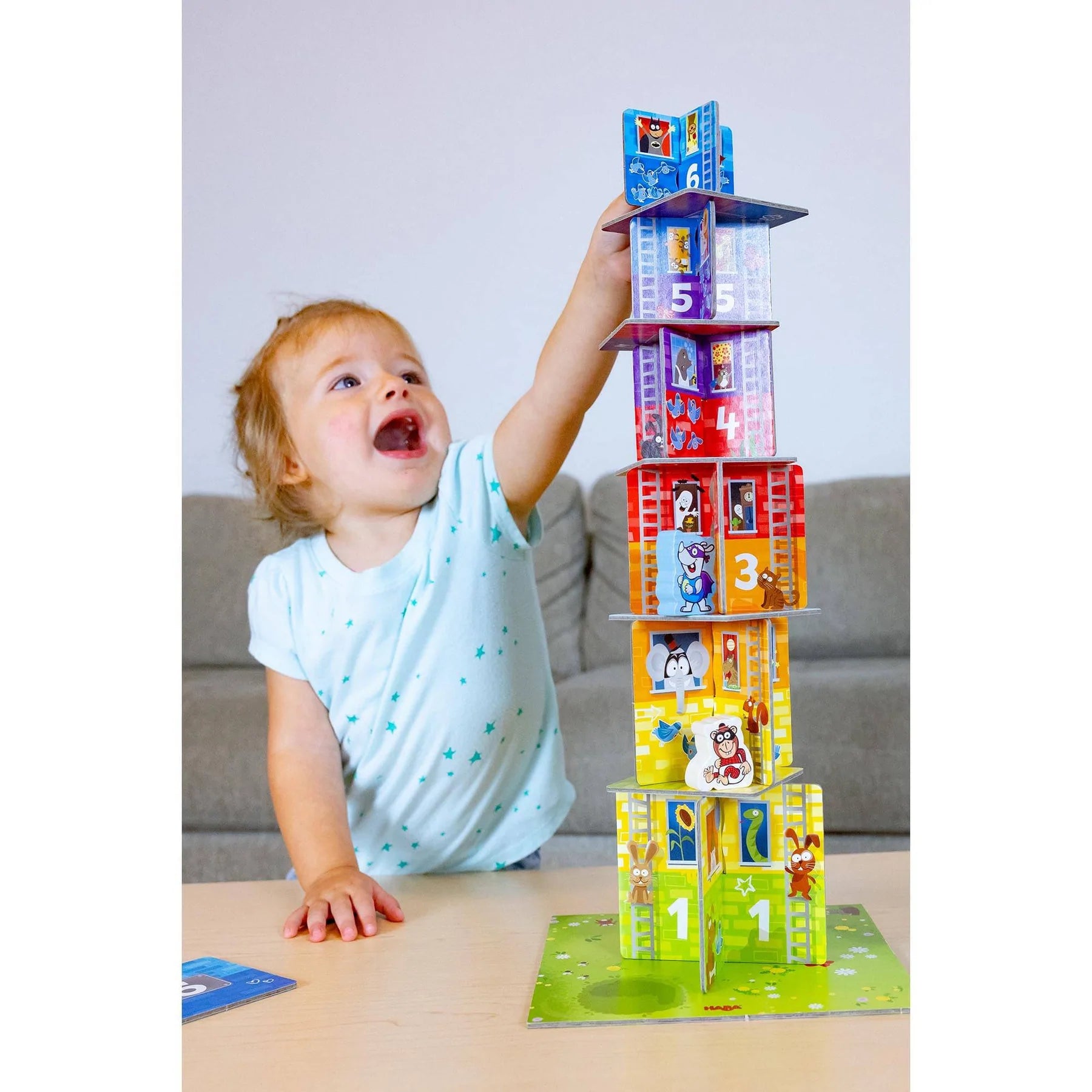 HABA - My Very First Games - Rhino Hero Jr - HABA - littleyoyo.ca