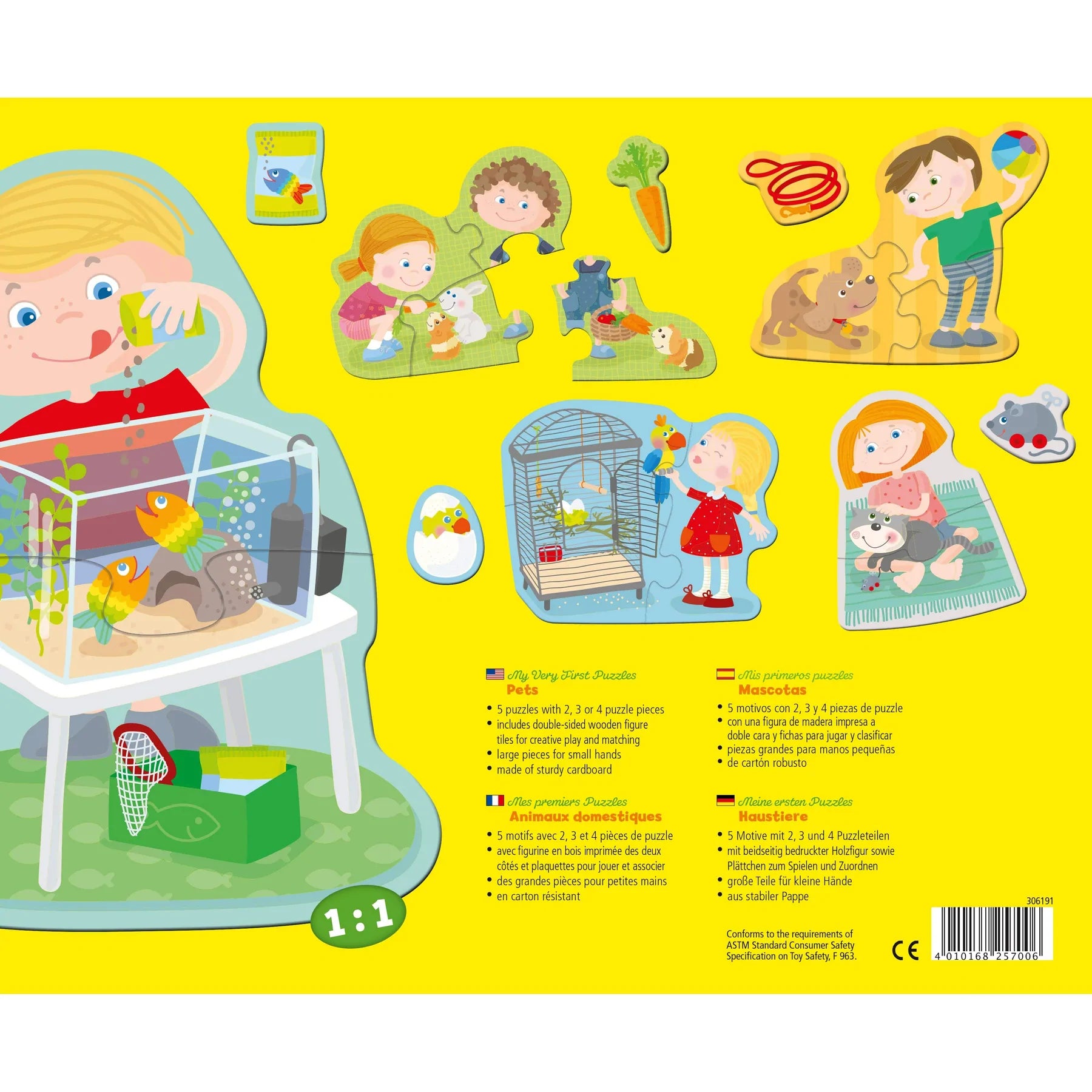 HABA - My Very First Puzzles -Pets - HABA - littleyoyo.ca