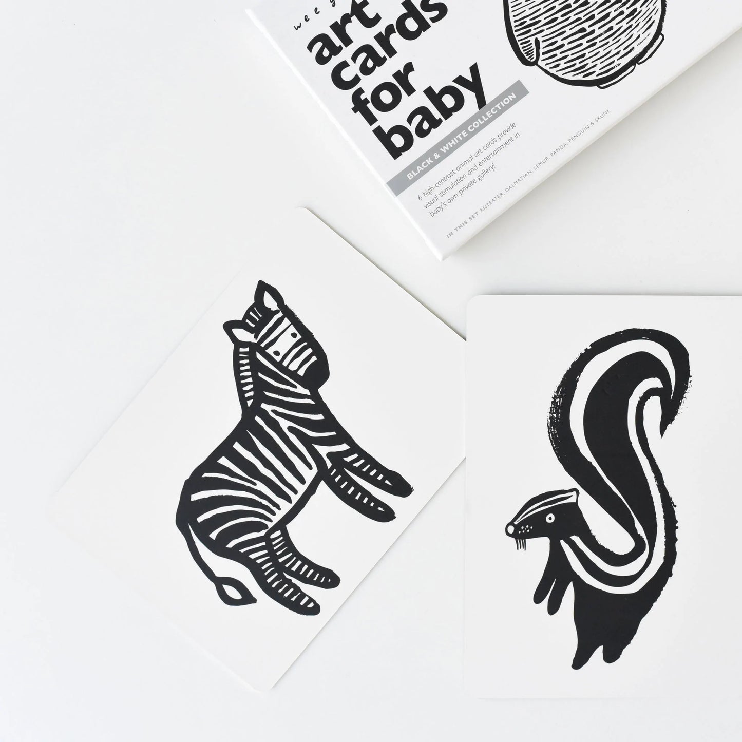 Wee Gallery - Art Cards For Baby - Black And White Collection