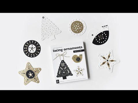 Wee Gallery - Festive Fun Lacing Ornaments