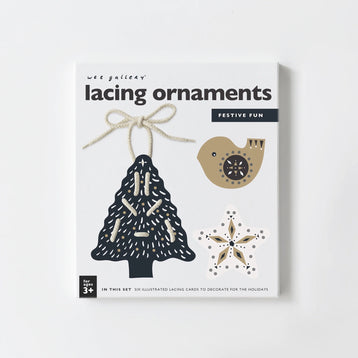 Wee Gallery - Festive Fun Lacing Ornaments