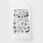 Wee Gallery - Woodland Animal Alphabet Printed Tapestry - Wee Gallery - littleyoyo.ca
