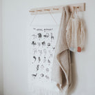 Wee Gallery - Animal Alphabet Printed Tapestry - Wee Gallery - littleyoyo.ca