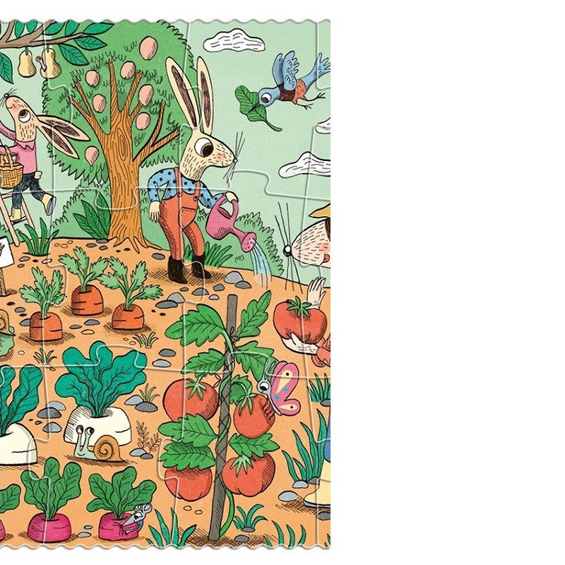 Londji - Rabbit's Garden - Puzzle - Londji - littleyoyo.ca