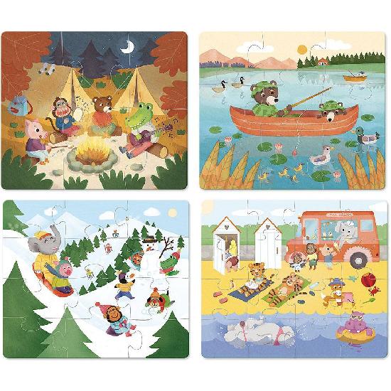 Vilac - Wooden Puzzle Vacation - Vilac - littleyoyo.ca