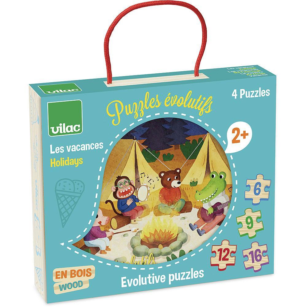 Vilac - Wooden Puzzle Vacation - Vilac - littleyoyo.ca