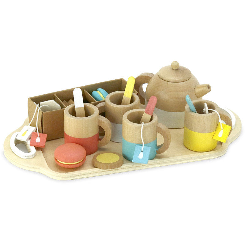 Vilac - Tea Set - Wooden - Vilac - littleyoyo.ca