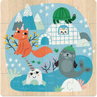 Vilac - Wooden Puzzle Animals of the World 3 x 16 pieces - Vilac - littleyoyo.ca