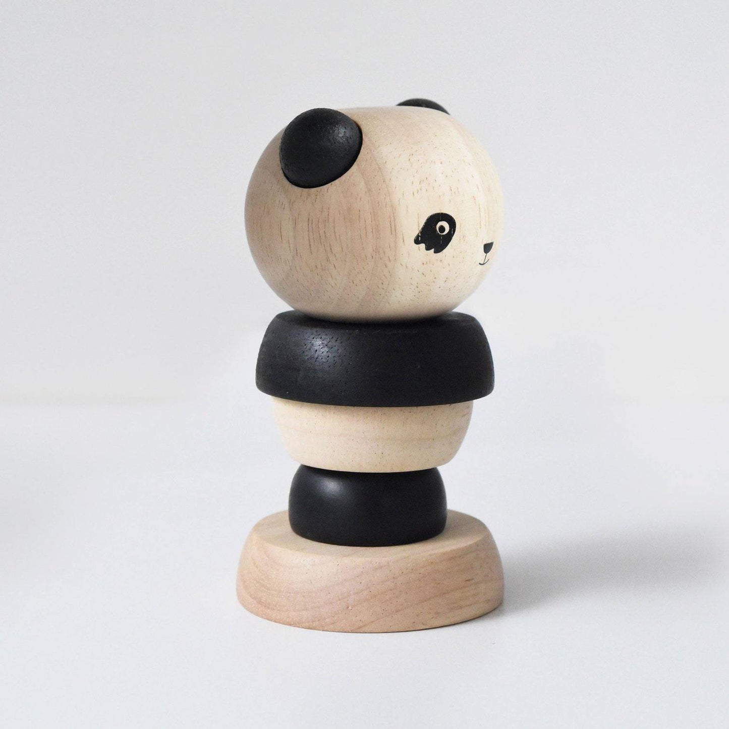 Wee Gallery - Wood Stacker - Panda - Wee Gallery - littleyoyo.ca