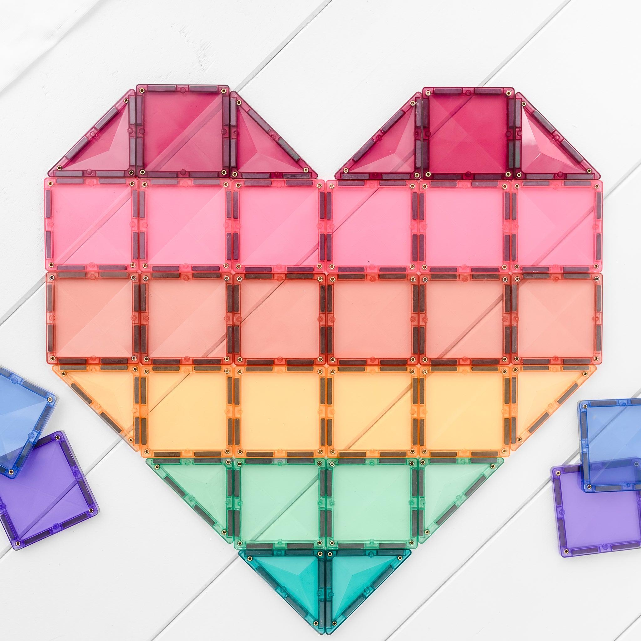 Connetix -  202 Piece Pastel Mega Pack Magnetic Tiles