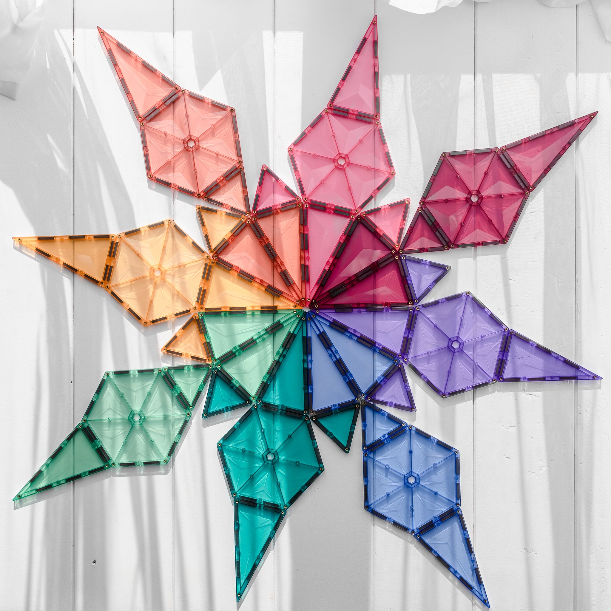 Connetix -  202 Piece Pastel Mega Pack Magnetic Tiles
