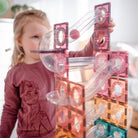 Connetix - Pastel Ball Run Pack - 106 Piece Magnetic Tiles - Connetix - littleyoyo.ca