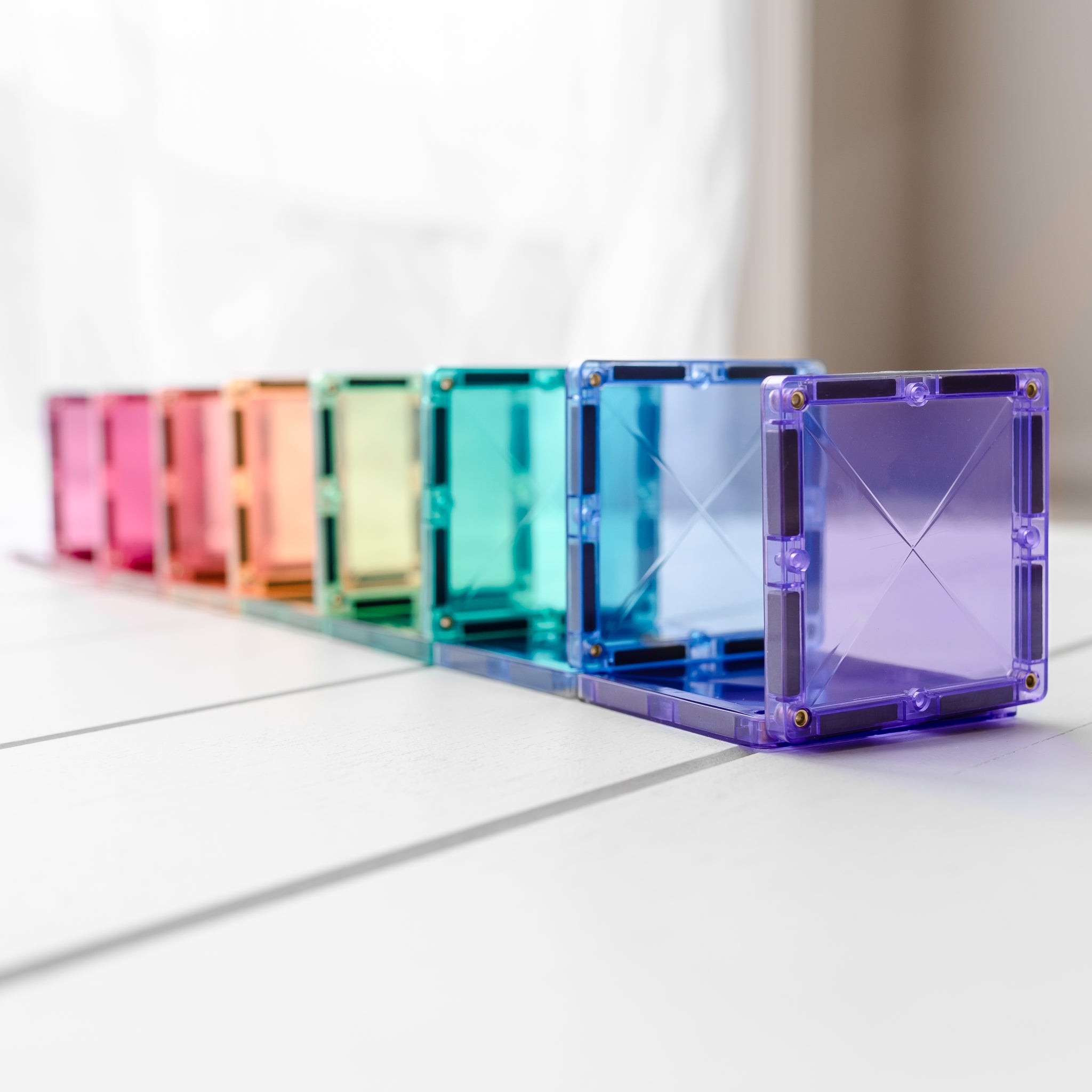 Connetix -  202 Piece Pastel Mega Pack Magnetic Tiles